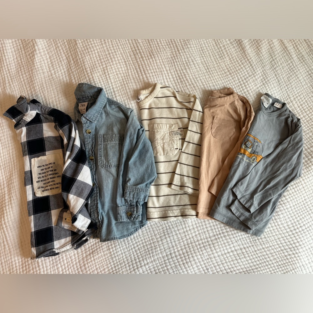 ZARA boys long sleeves